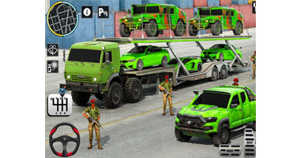 Army Cargo Transport Driving