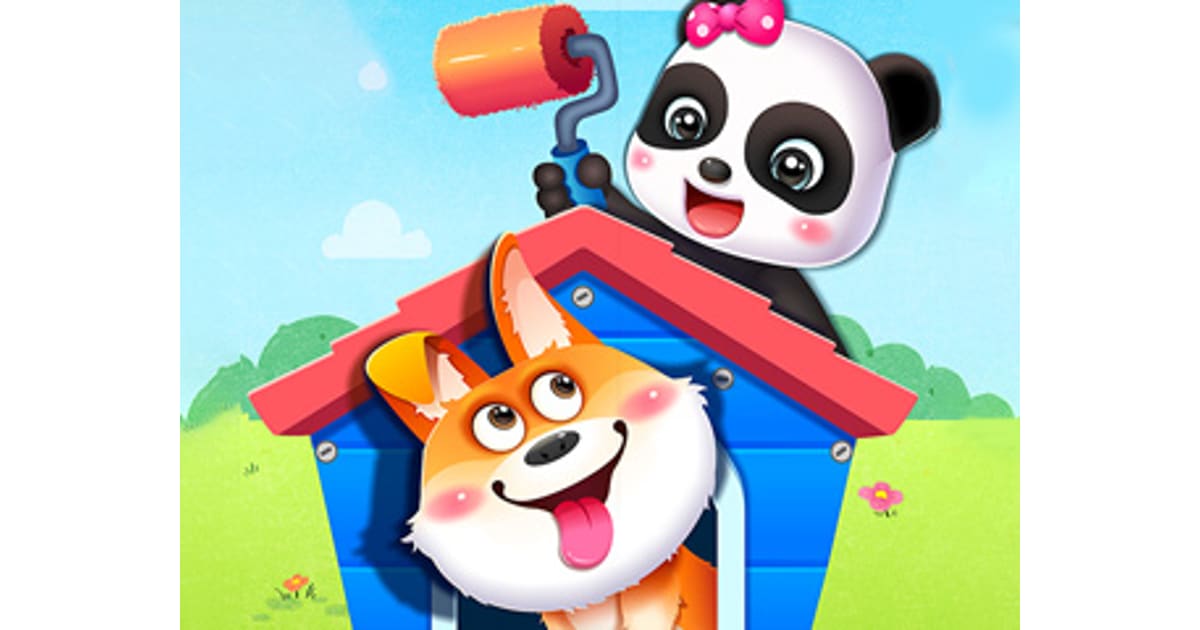 Baby Panda House Cleaning