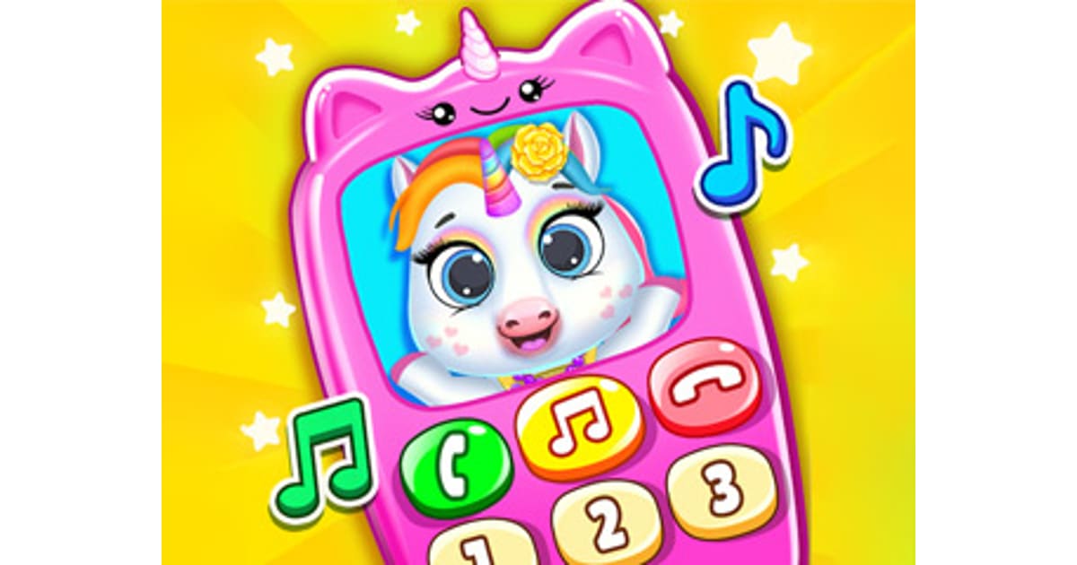 Baby Princess Unicorn Mobile Phone