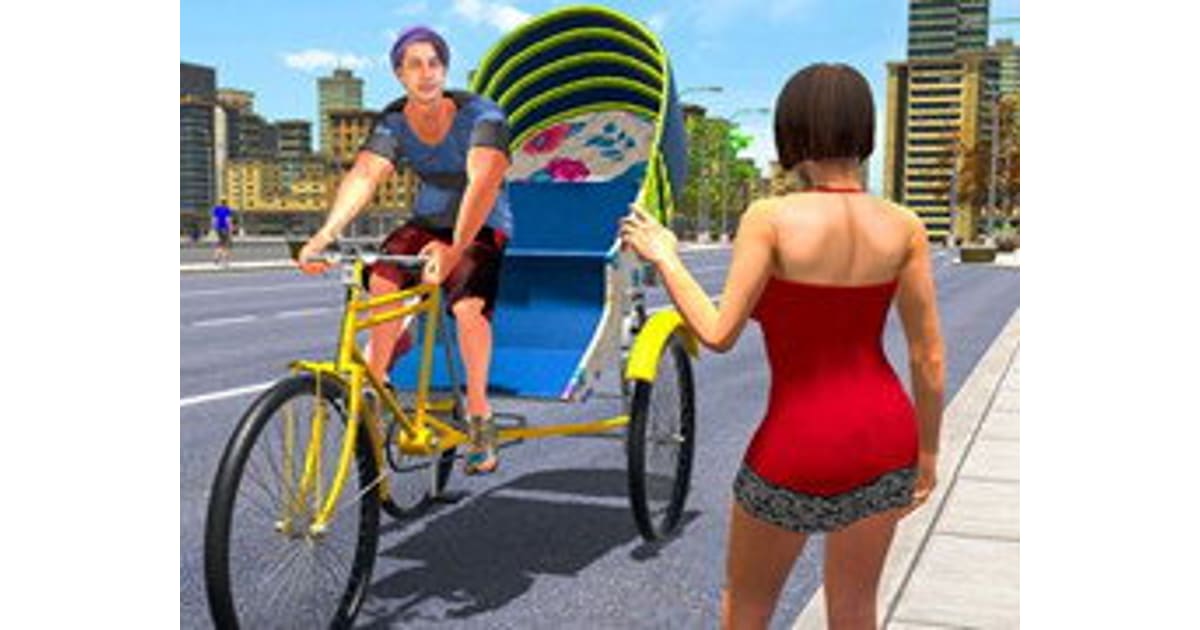 Bicycle Tuk Tuk Auto Rickshaw New Driving Games