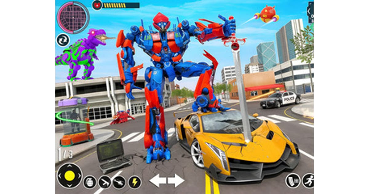 Car Robot Transform Fight