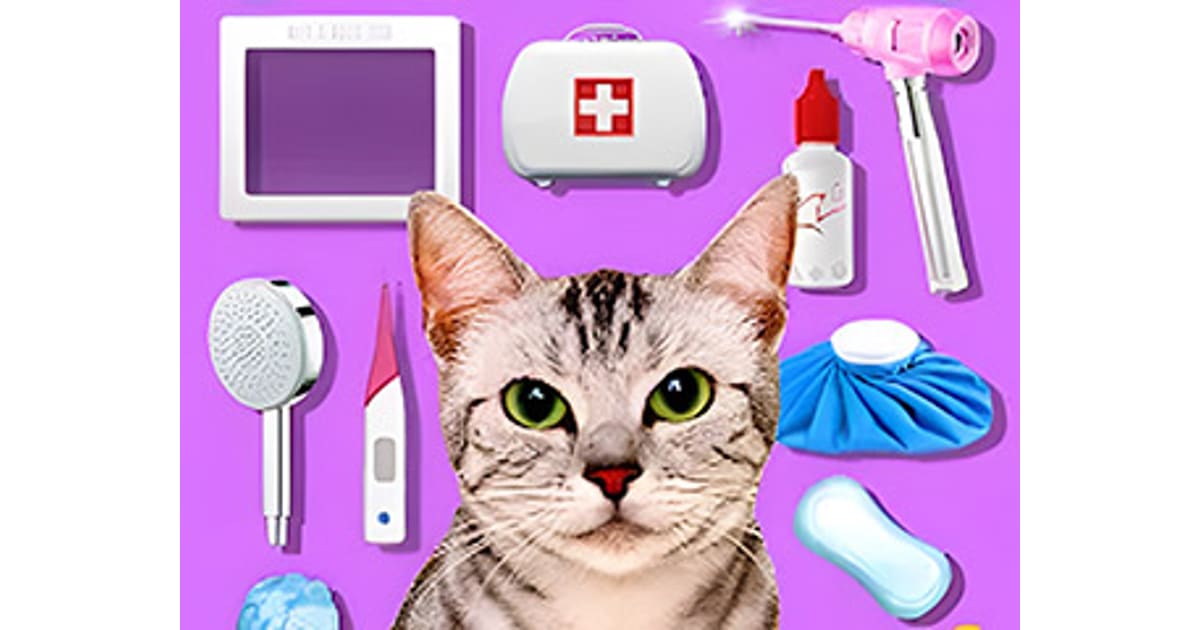 Cat Pet Doctor Dentist