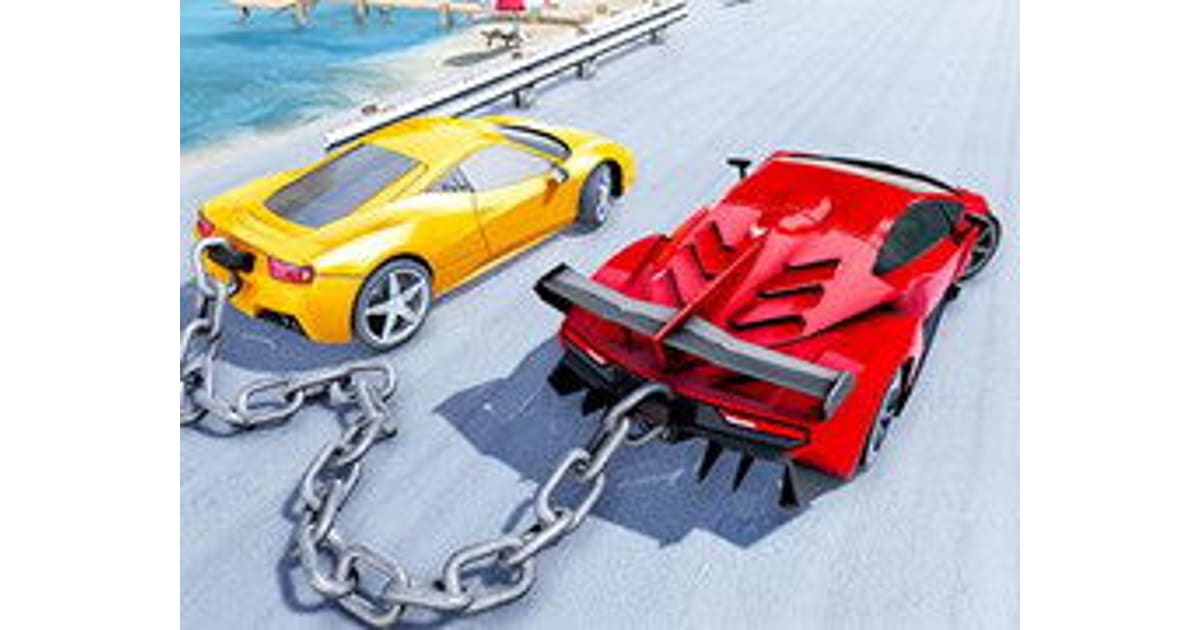 Chained Car Stunts Race Mega Ramp Gt Racing