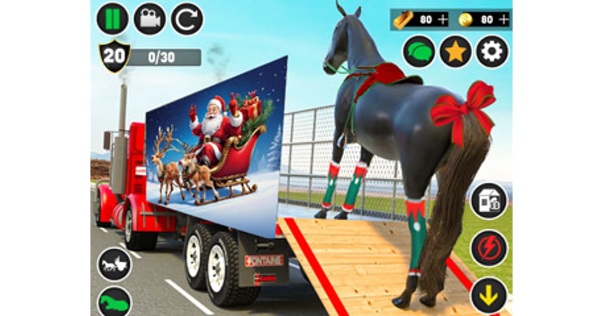 Christmas Animal Transporter Truck