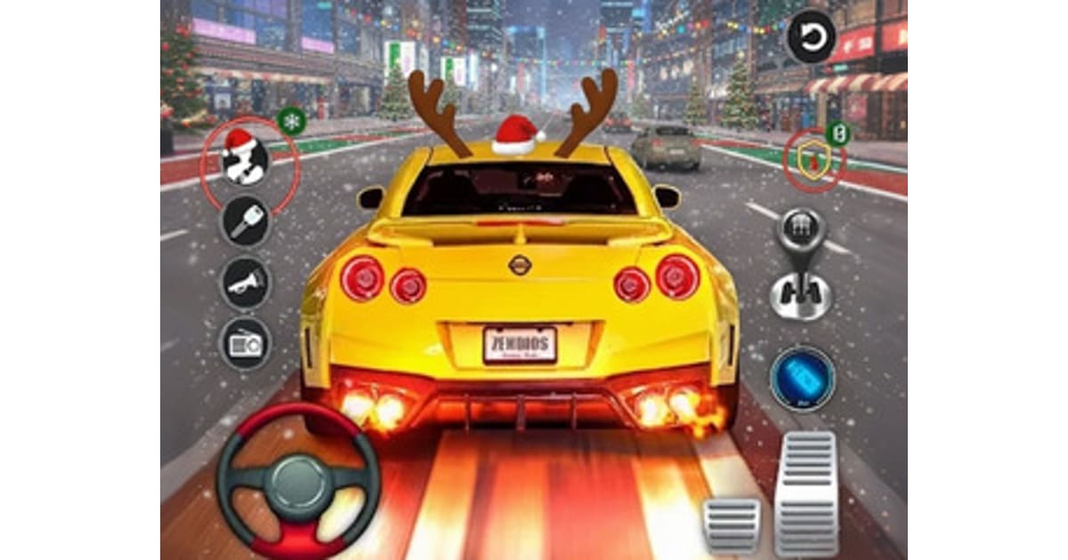 Christmas Driver City Rush