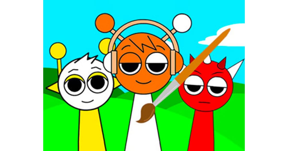 Coloring Book Sprunki Friends