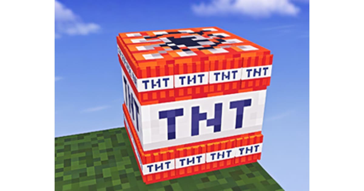 Craft Man Vs Giant Tnt