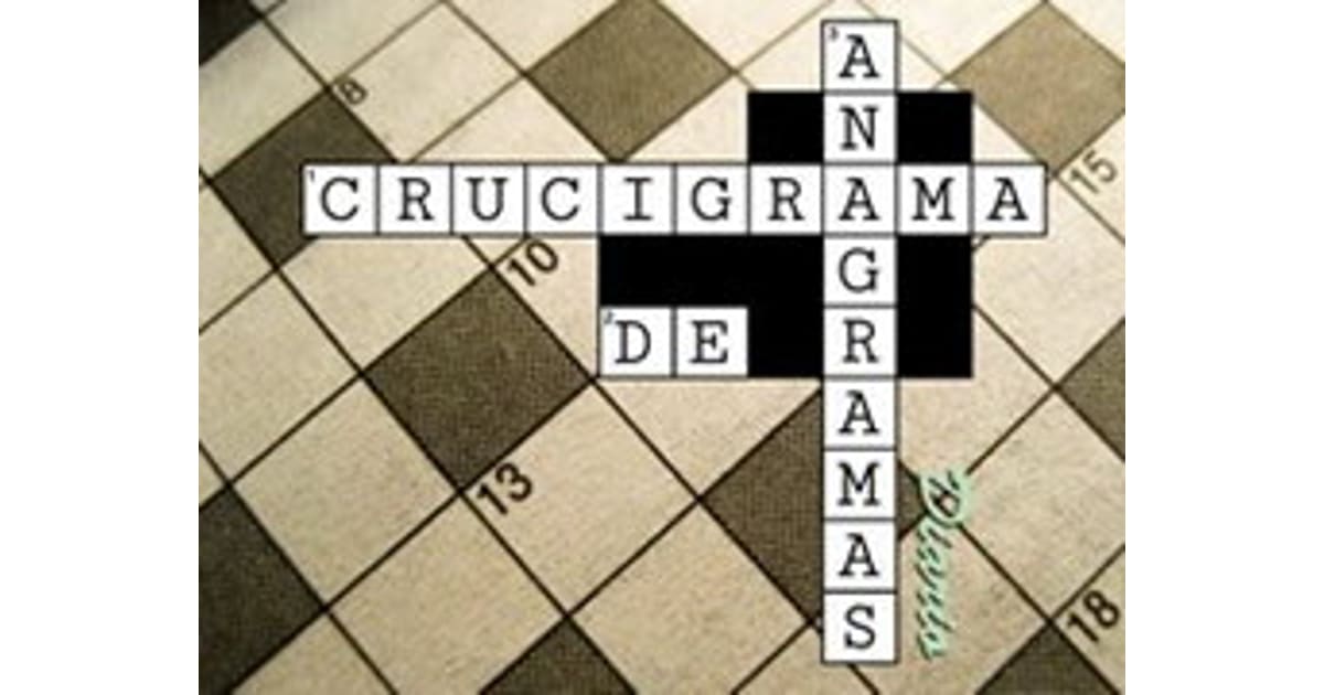 Crucigrama De Anagramas Diario