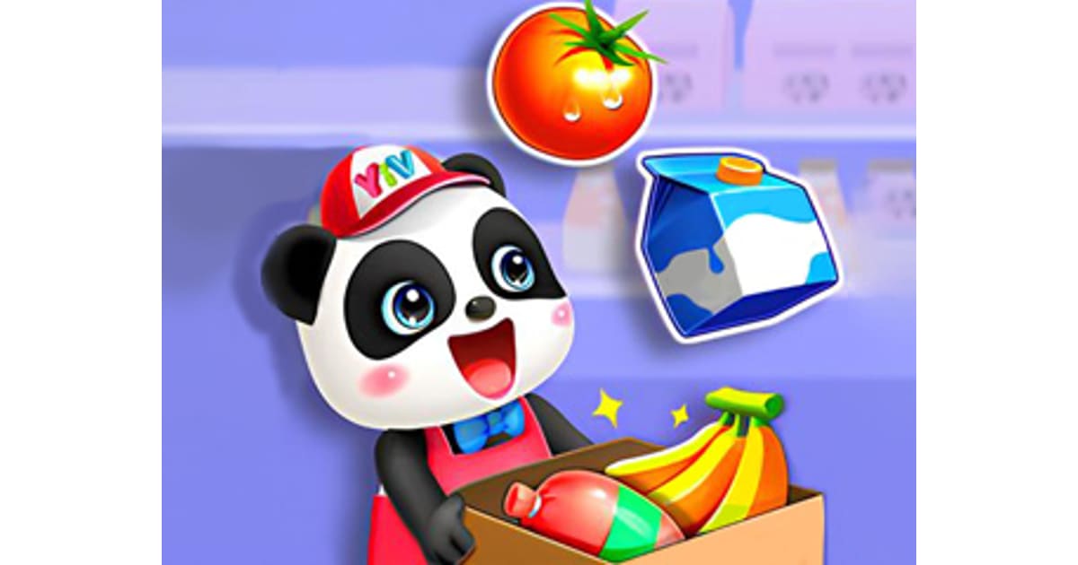 Cute Panda Supermarket
