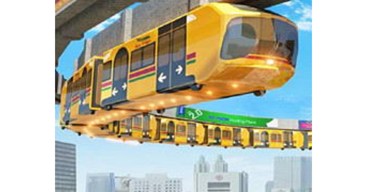 Elevated Train Driving Simulator Sky Tram Driver
