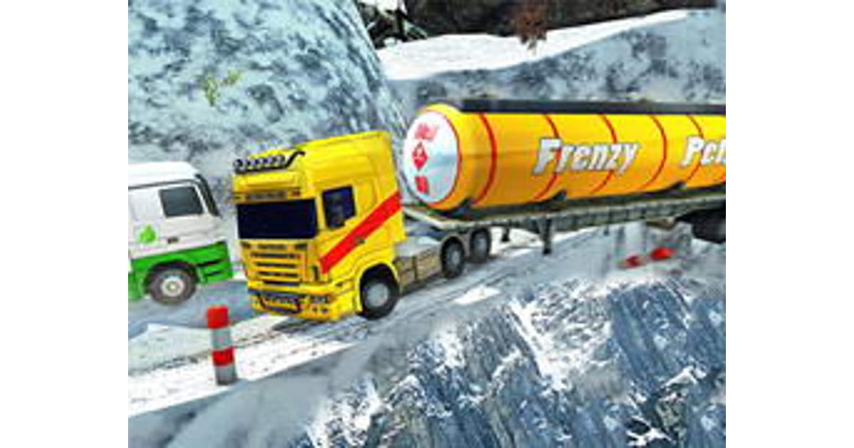 Extreme Winter Oil Tanker Truck Drive