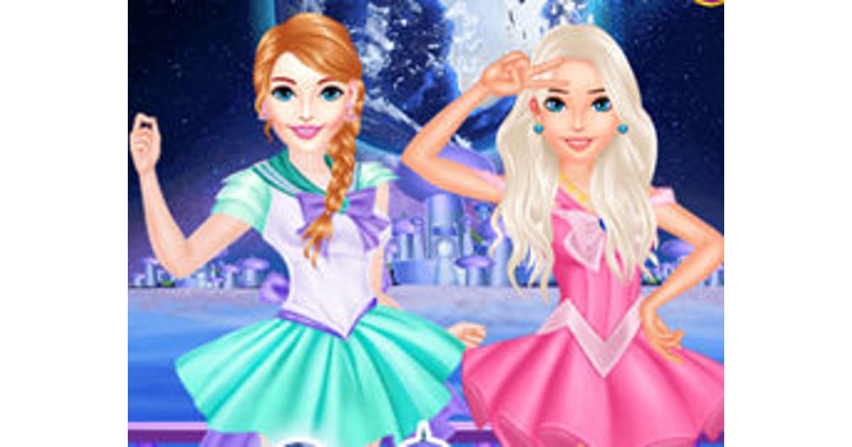 Fashion Girl Cosplay Sailor Challenge