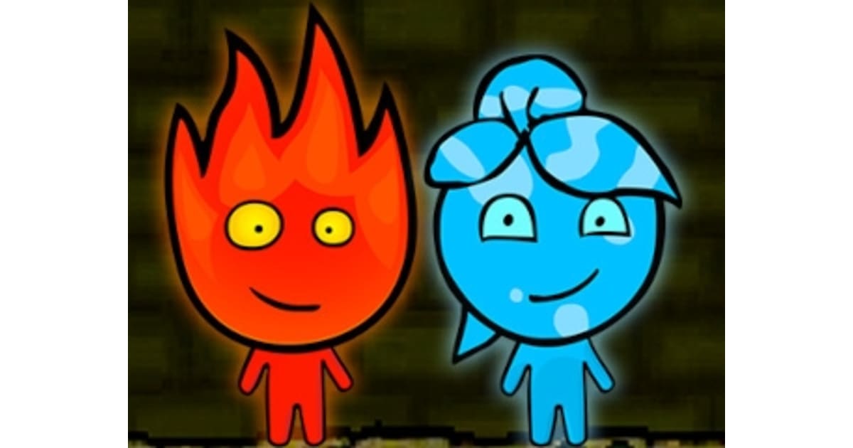 Firegirl And Waterboy In The Forest Temple