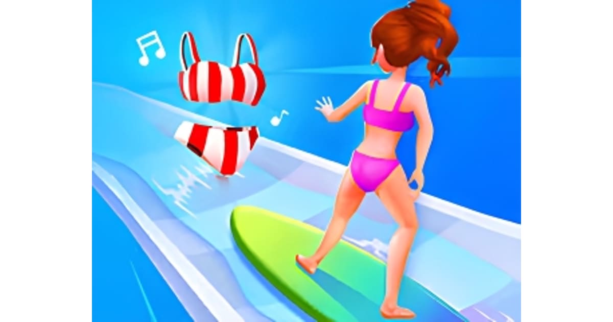 Girl Surfer 3D