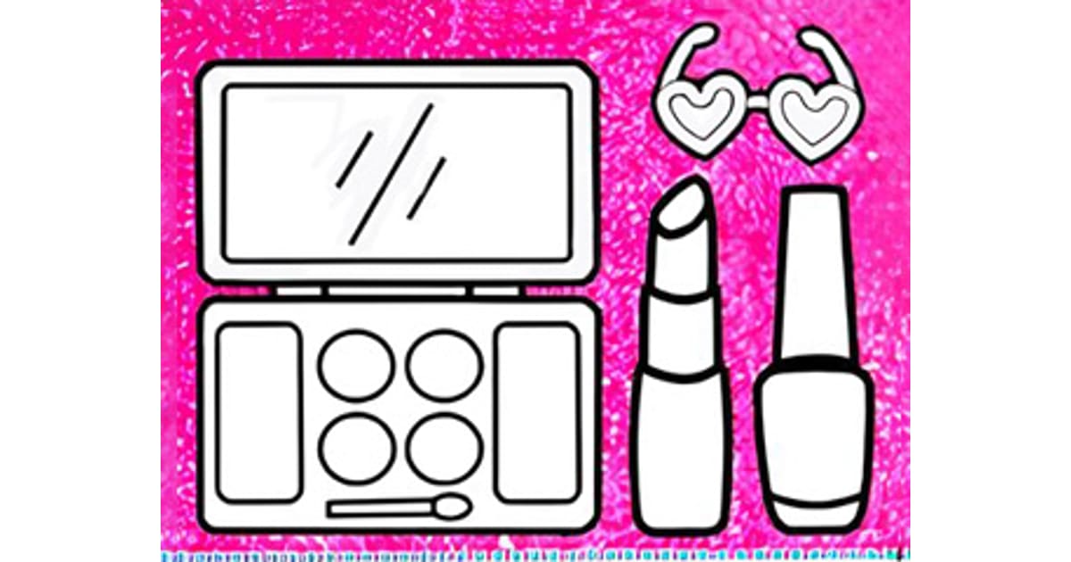 Glitter Beauty Coloring And Drawing
