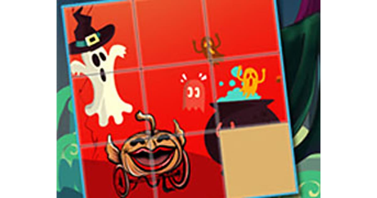 Halloween Sliding Puzzle