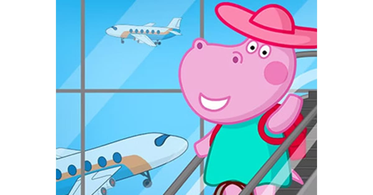 Hippo Family Airport Adventure