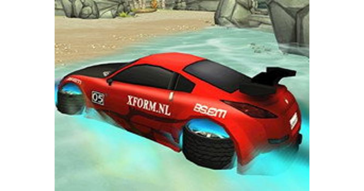 Incredible Water Surfing Car Racing Game 3D