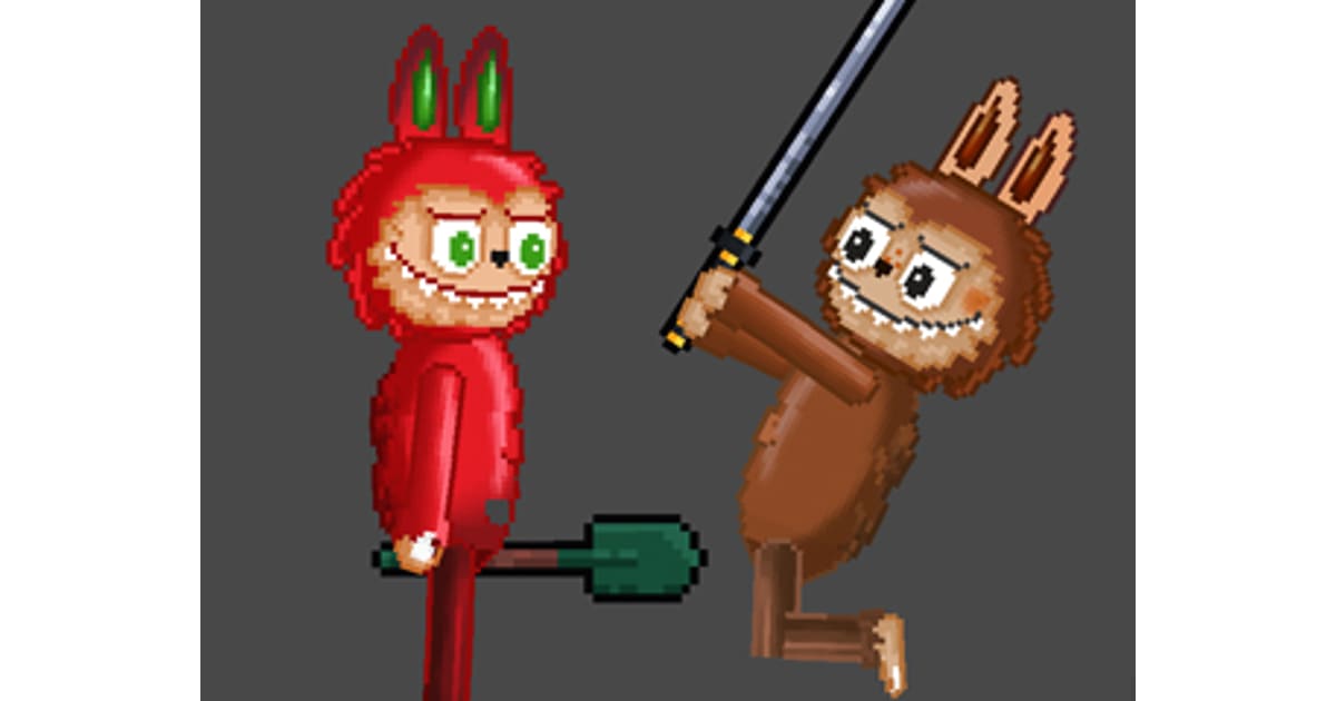 Labubu Playground Ragdoll Sandbox