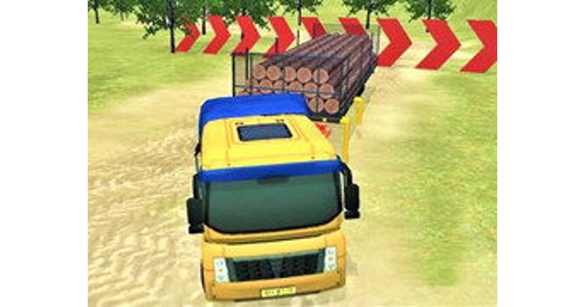 Modern Offroad Uphill Truck Driving