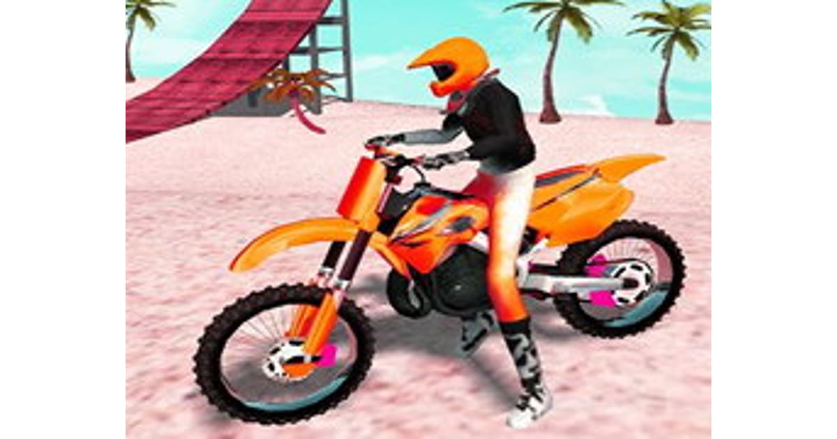 Motocross Beach Jumping Bike Stunt Game