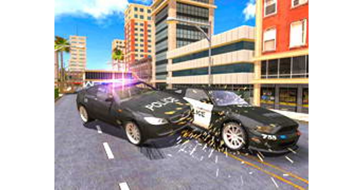 Police Car Stunt Simulation 3D