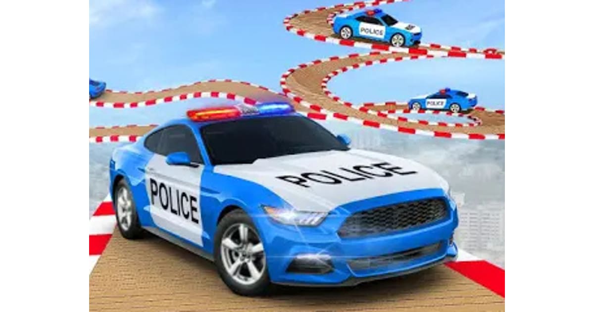 Police Car Stunts Racing