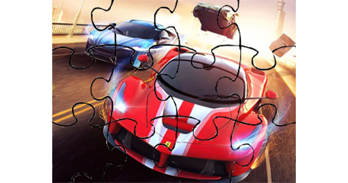 Racing Crash Jigsaw