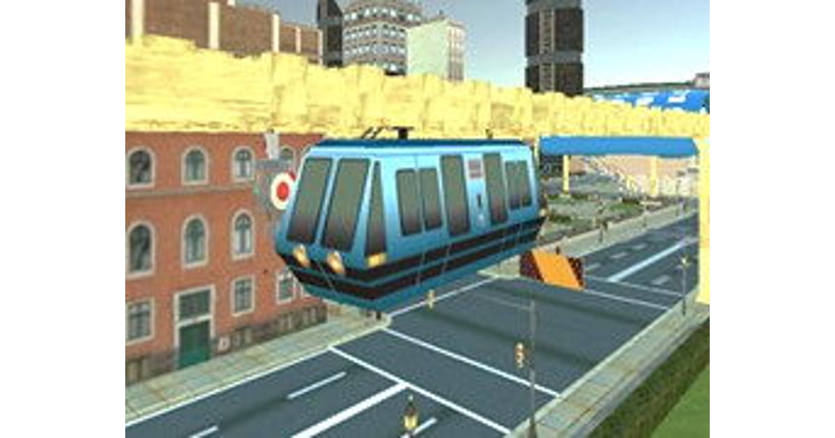 Sky Train Simulator Elevated Train Driving Game