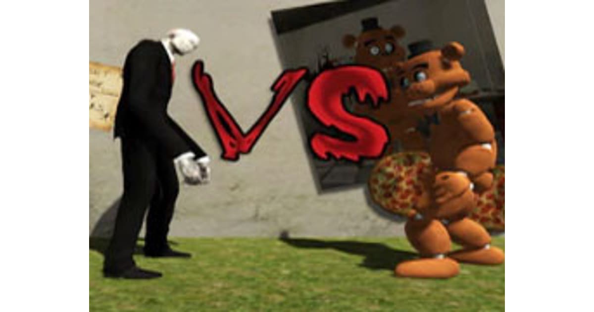 Slenderman Vs Freddy The Fazbear
