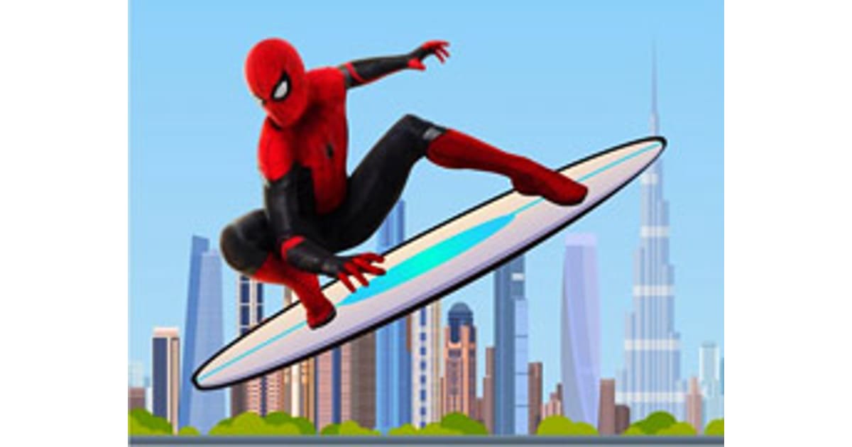 Spiderman Super Windsurfing