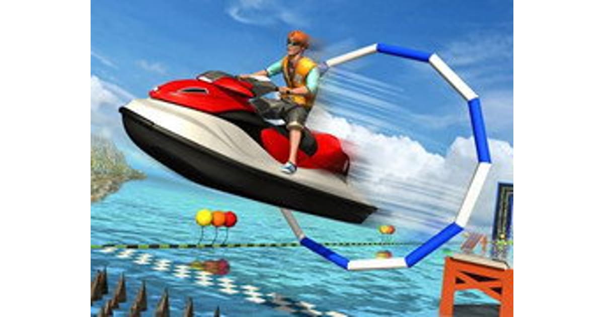 Super Jet Ski Race Stunt Water Boat Racing 2020
