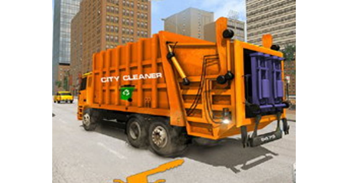 Us City Garbage Cleaner Trash Truck 2020