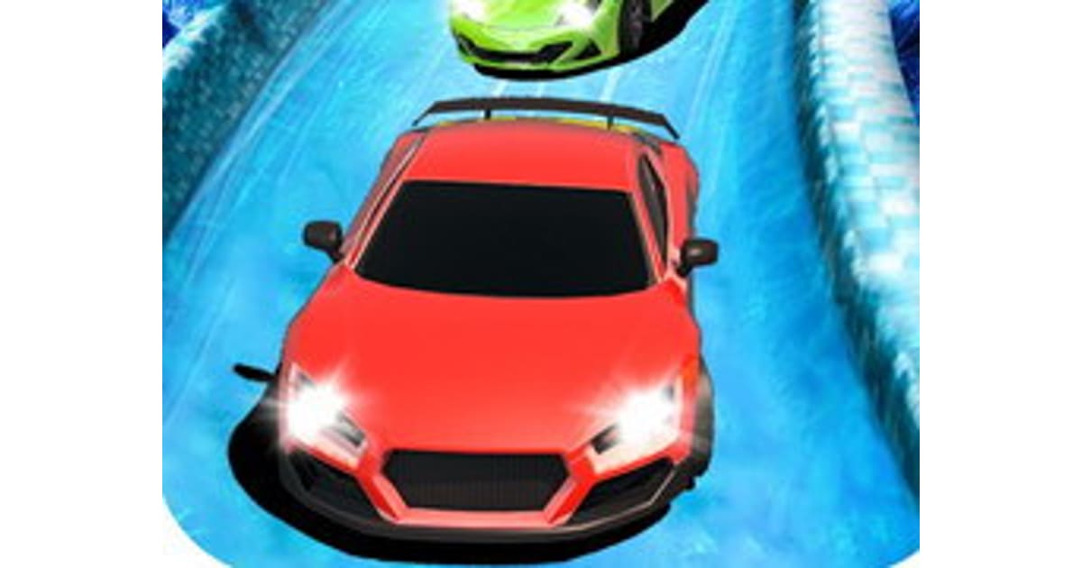 Water Slide Car Racing Sim